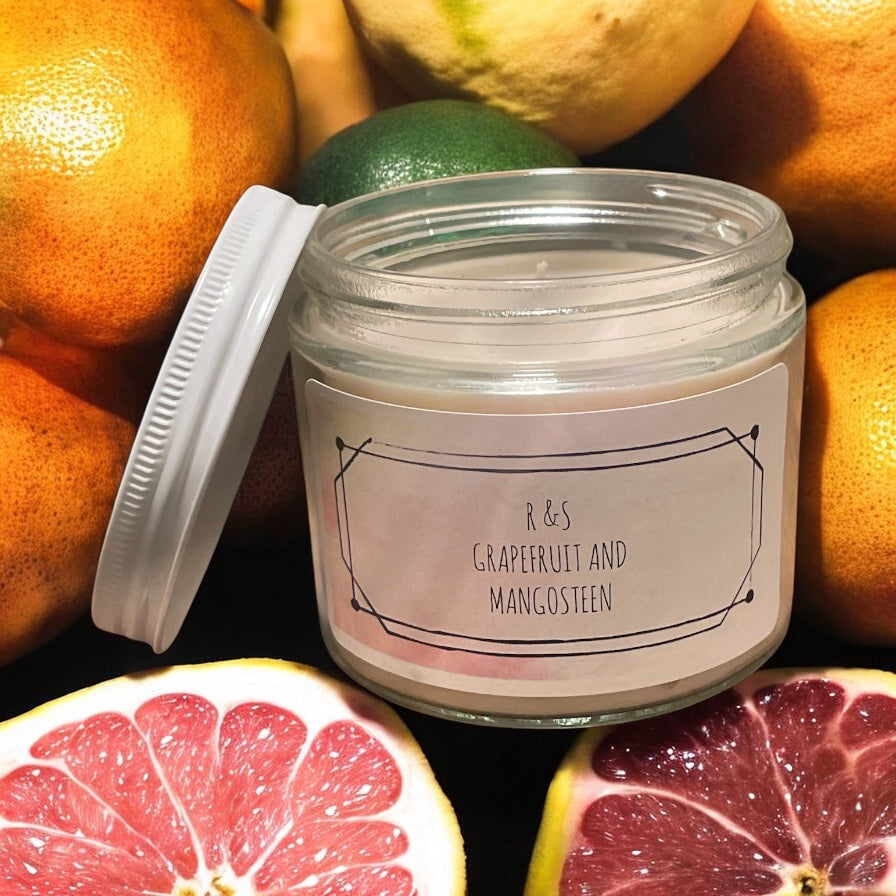 Grapefruit and mangosteen